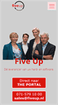 Mobile Screenshot of fiveup.nl